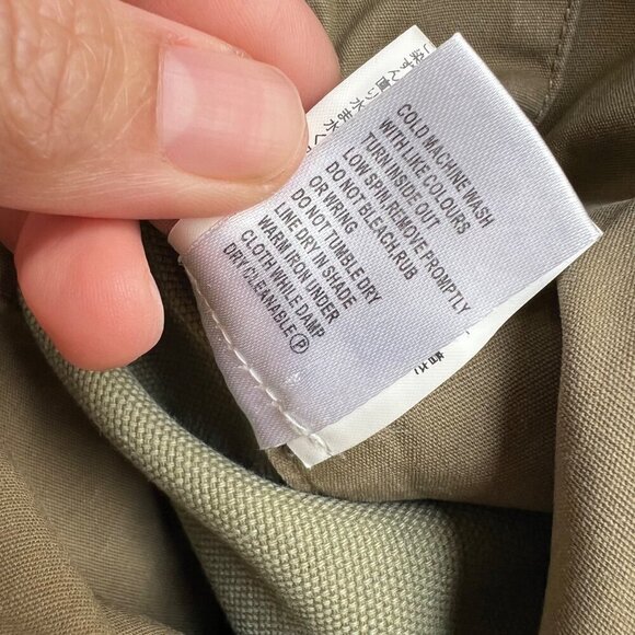 Nigel Cabourn Lybro pleated chinos , Army green, Size 28 L75 - Picture 13 of 15